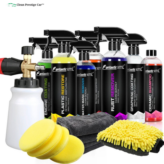 Pack Gold 7 Sprays + Accesoires CleanPrestigCar™